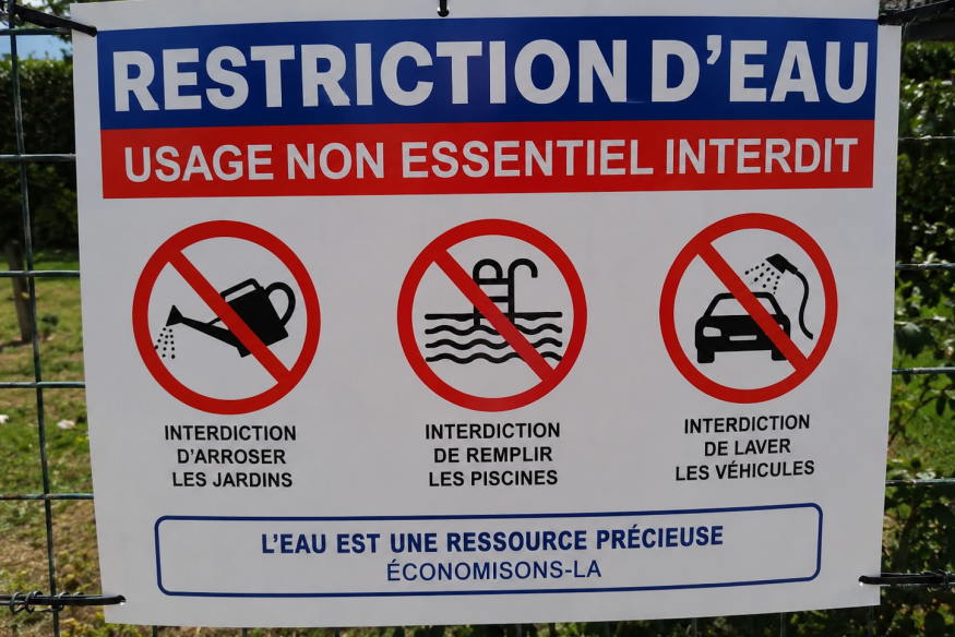 Avez-vous encore le droit d'arroser votre jardin ou remplir votre piscine?